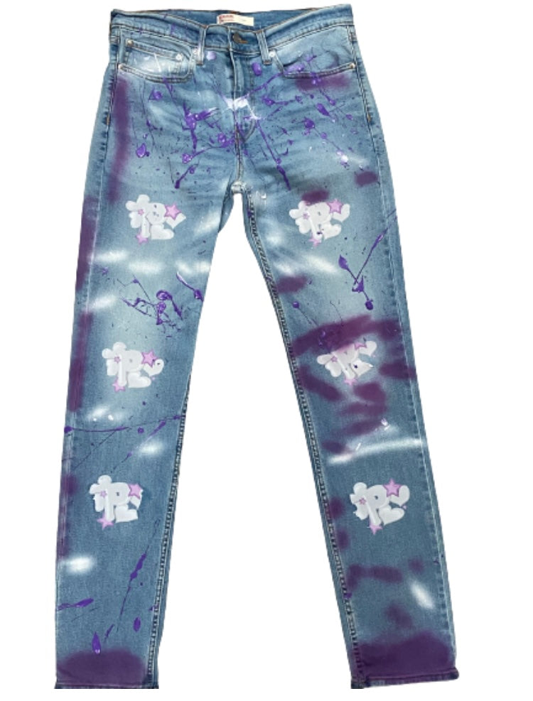 Purple P-star jeans