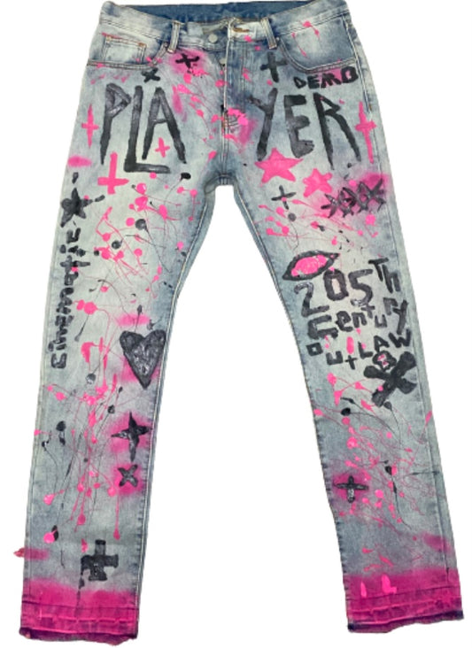 1/1 custom player jeans