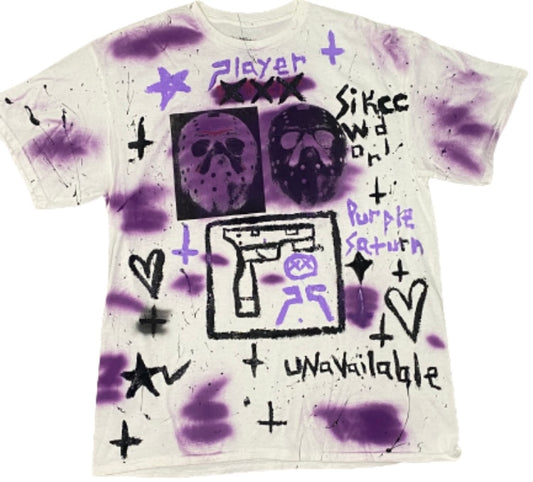 1:1 purple saturn shirt